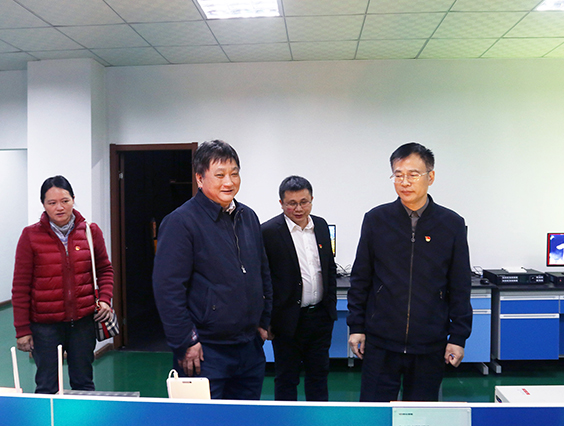 杭州市貿(mào)促會會長鄭榮新一行蒞臨勇電參觀指導(dǎo)！